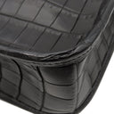 エルメス HERMES ヴェスパ TPM ブラック ニロティカス ショルダーバッグ シルバー金具 黒 クロコ