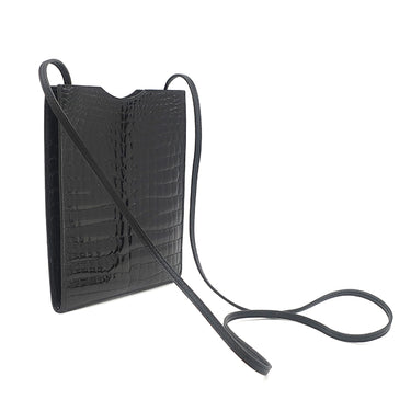 エルメス HERMES オニメトゥ ブラック ポロサス ショルダーバッグ 黒