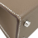 エルメス HERMES ミニケリードゥ 外縫い エトゥープ ヴォーエプソン 2WAYバッグ シルバー金具 新品 未使用 グレージュ ショルダー