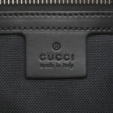 グッチ GUCCI ソフト ベルトバッグ 474293 ブラック GGスプリームキャンバス ボディバッグ シルバー金具 ウェブライン ウエストバッグ