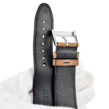 ベルルッティ BERLUTI 純正 アップルウォッチ カリグラフィ レザーバンド ブラウン レザー 腕時計パーツ 替え ベルト ストラップ 純正尾錠付 35mm 茶