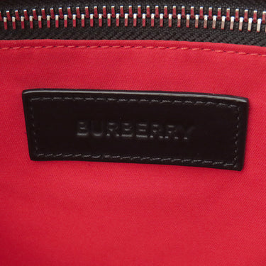 バーバリー BURBERRY ヴィンテージチェック トート 8017740 アーカイブベージュ コットン 2WAYバッグ シルバー金具 黒 赤 ロゴ ショルダー