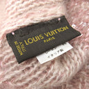 ルイヴィトン LOUIS VUITTON スパンコールビーニー モノグラム 401910 ピンク ナイロン ウール コットン モヘア ニットキャップ モヘア混ニット帽