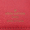 ルイヴィトン LOUIS VUITTON ポルトフォイユ ヴィクトリーヌ N41659 レッド ダミエキャンバス 三つ折り財布 赤 茶 コンパクトウォレット