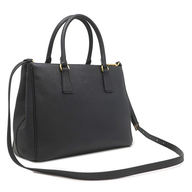 プラダ PRADA ガレリア サフィアーノ ラージバッグ 1BA274 ブラック 