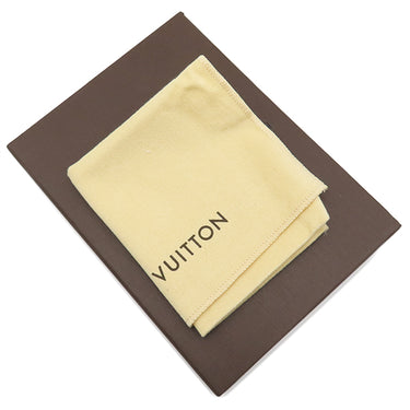 ルイヴィトン LOUIS VUITTON ポルトフォイユ トレゾール M61736 モノグラム モノグラムキャンバス 二つ折り財布 ゴールド金具 茶 L字ファスナー イニシャル刻印あり