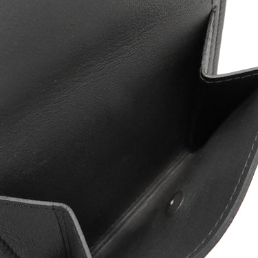 ルイヴィトン LOUIS VUITTON ポルトフォイユ マルコ M81742 ノワール レザー LVアエログラム 二つ折り財布 ブラック金具 黒