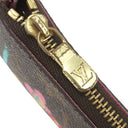 ルイヴィトン LOUIS VUITTON カードキーケース ポシェット クレ M81639 モノグラム モノグラムキャンバス コインケース ゴールド金具 茶 キーチェーン付き ヴィヴィエンヌ