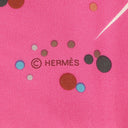 エルメス HERMES カレ90 CARRE ピンク×マルチカラー シルク スカーフ 【MAGIC KELLY/マジックケリー】