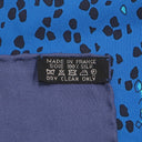 エルメス HERMES カレ90 CARRE ブルー×ネイビー×マルチカラー シルク スカーフ 【LES LEOPARDS/レオパード】
