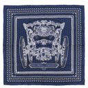 エルメス HERMES カレ55 CARRE ネイビー シルク スカーフ 【Grand Carrosse pour vn Ambassadeur/大使の偉大な運送】