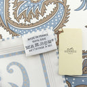 エルメス HERMES カレ55 CARRE ホワイト×グリブルーテ×エトゥープ シルク スカーフ 新品 未使用【H Enlumine/H・アンリュミネ】
