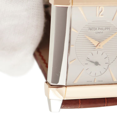 腕時計 パテックフィリップ PATEK PHILIPPE ゴンドーロ 5111PR-001 手巻き メンズ Pt950×K18RG コンビ スモールセコンド プラチナ