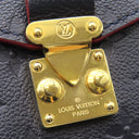 ルイヴィトン LOUIS VUITTON ポシェット メティス MM M44071 マリーヌルージュ モノグラムアンプラント 2WAYバッグ ゴールド金具 紺 赤 ハンドバッグ ショルダーバッグ