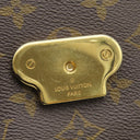 ルイヴィトン LOUIS VUITTON サン プラシード M43713 スリーズ モノグラムキャンバス ショルダーバッグ ゴールド金具 茶 チェーンショルダー