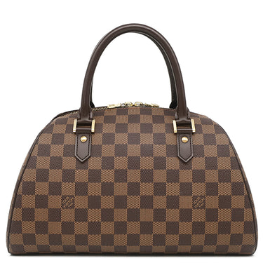 ルイヴィトン LOUIS VUITTON リベラMM N41434 ダミエエベヌ ダミエキャンバス ハンドバッグ ゴールド金具 ボストン
