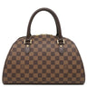 ルイヴィトン LOUIS VUITTON リベラMM N41434 ダミエエベヌ ダミエキャンバス ハンドバッグ ゴールド金具 ボストン