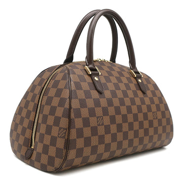 ルイヴィトン LOUIS VUITTON リベラMM N41434 ダミエエベヌ ダミエキャンバス ハンドバッグ ゴールド金具 ボストン