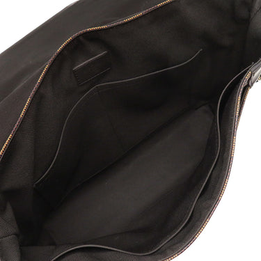 ルイヴィトン LOUIS VUITTON ディストリクト MM NM N41032 ダミエエベヌ ダミエキャンバス ショルダーバッグ ゴールド金具 茶 肩掛け
