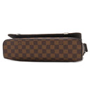 ルイヴィトン LOUIS VUITTON ディストリクト MM NM N41032 ダミエエベヌ ダミエキャンバス ショルダーバッグ ゴールド金具 茶 肩掛け