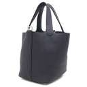 エルメス HERMES ピコタンロックPM ブルーニュイ トリヨンクレマンス ハンドバッグ シルバー金具 新品 未使用 ネイビー