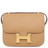 エルメス HERMES コンスタンス ミニ 3 ミロワール ビスキュイ ヴォーエプソン ショルダーバッグ ゴールド金具 新品 未使用 茶