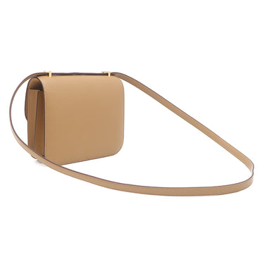 エルメス HERMES コンスタンス ミニ 3 ミロワール ビスキュイ ヴォーエプソン ショルダーバッグ ゴールド金具 新品 未使用 茶