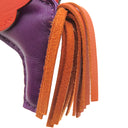 エルメス HERMES ロデオPM ペガサス バイオレット×コーネリアン×カプシーヌ アニョーミロ バッグチャーム 紫 赤 オレンジ