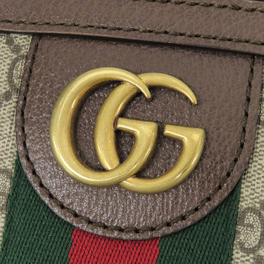グッチ GUCCI サヴォイ キャビン トロリーバッグ スモール 693646 ベージュ×ブラウン GGスプリームキャンバス レザー キャリーバッグ ゴールド金具 スーツケース 4輪