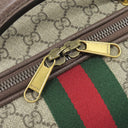 グッチ GUCCI サヴォイ キャビン トロリーバッグ スモール 693646 ベージュ×ブラウン GGスプリームキャンバス レザー キャリーバッグ ゴールド金具 スーツケース 4輪