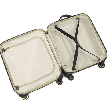 グッチ GUCCI サヴォイ キャビン トロリーバッグ スモール 693646 ベージュ×ブラウン GGスプリームキャンバス レザー キャリーバッグ ゴールド金具 スーツケース 4輪