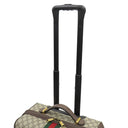 グッチ GUCCI サヴォイ キャビン トロリーバッグ スモール 693646 ベージュ×ブラウン GGスプリームキャンバス レザー キャリーバッグ ゴールド金具 スーツケース 4輪