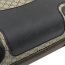 グッチ GUCCI サヴォイ キャビン トロリーバッグ スモール 693646 ベージュ×ブラウン GGスプリームキャンバス レザー キャリーバッグ ゴールド金具 スーツケース 4輪