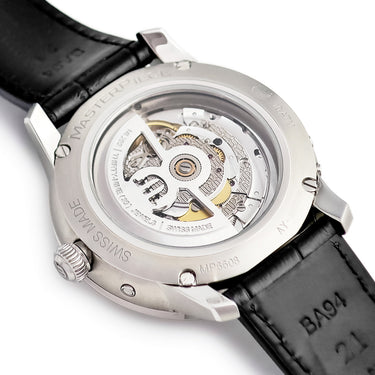 腕時計 モーリスラクロア Maurice Lacroix マスターピース ムーンフェイズ レトログラード MP6608-SS001-110-1 自動巻き メンズ 新品同様