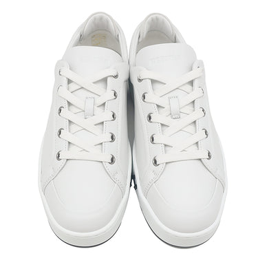 エルメス HERMES キッド H251075Z 90380 白 カーフ シェーブルヴェロア #38 スニーカー 新品 未使用 白 黒