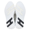 エルメス HERMES バウンシング H252010Z 02340 黒 キャンバス ゴートスキン #37.5 スニーカー 白 黒 フリンジ