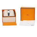 腕時計 エルメス HERMES ケープコッド PM 31mm CC1.331 クオーツ レディース 新品同様品 純正ダイヤ ホワイト スクエア