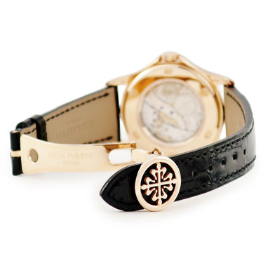 腕時計 パテックフィリップ PATEK PHILIPPE カラトラバ トラベルタイム 5134R-001 手巻き メンズ K18RG無垢 ホワイト 2タイムゾーン GMT