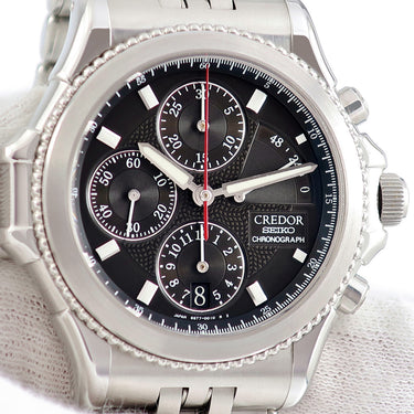 腕時計 クレドール Credor パシフィーク クロノグラフ GCBK999 6S77-0A10 自動巻き メンズ セイコー スモールセコンド 限定