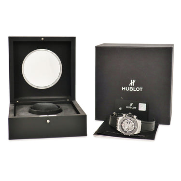 腕時計 ウブロ HUBLOT ビッグバン ウニコ チタニウム 411.NM.1170.NM 自動巻き メンズ デイト クロノグラフ スモールセコンド