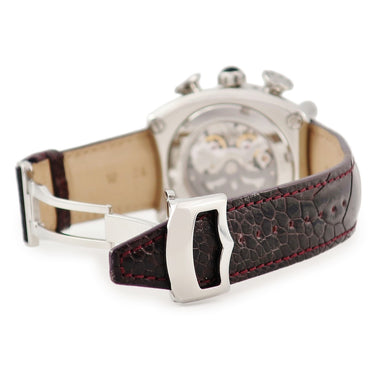 腕時計 セイコー SEIKO ガランテ スプリングドライブ クロノグラフ SBLA027 5R86-0AA0 自動巻き メンズ ボルドー×グレー GMT