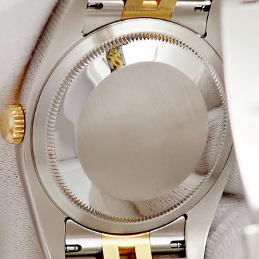 腕時計 ロレックス ROLEX デイトジャスト 36 116233 D番 自動巻き メンズ D番 K18YG×SS コンビ 彫りコンピューター ブラック