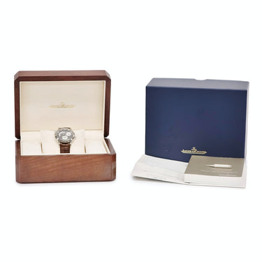 腕時計 ジャガールクルト JAEGER LECOULTRE マスター コントロール ジオグラフィーク 142.3.92 自動巻き メンズ K18WG 無垢 GMT デイ&ナイト
