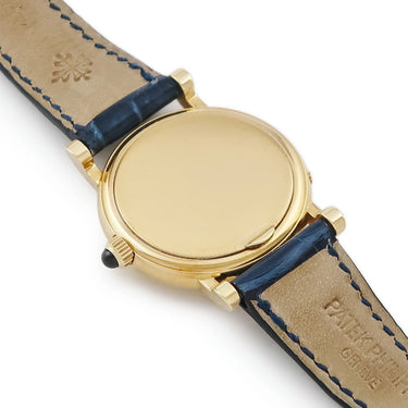腕時計 パテックフィリップ PATEK PHILIPPE カラトラバ 4857J-001 手巻き レディース K18YG無垢 純正ダイヤ ムーンフェイズ スモールセコンド