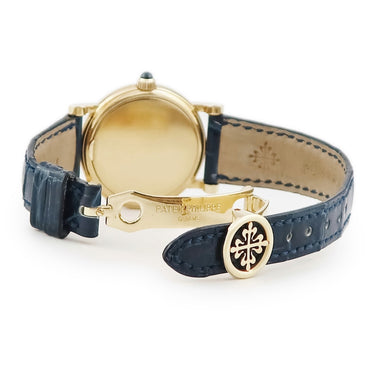 腕時計 パテックフィリップ PATEK PHILIPPE カラトラバ 4857J-001 手巻き レディース K18YG無垢 純正ダイヤ ムーンフェイズ スモールセコンド