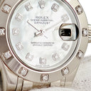 腕時計 ロレックス ROLEX デイトジャスト パールマスター 80319NG M番 自動巻き レディース M番 K18WG無垢 純正ダイヤ シェル