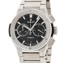 腕時計 ウブロ HUBLOT クラシックフュージョン クロノグラフ チタニウム 520.NX.1170.NX 自動巻き メンズ ブラック デイト