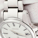 腕時計 グランドセイコー Grand Seiko クォーツ SBGX057 9F62-0AA1 クオーツ メンズ デイト バー ホワイト ラウンド