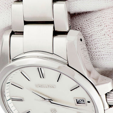 腕時計 グランドセイコー Grand Seiko クォーツ SBGX057 9F62-0AA1 クオーツ メンズ デイト バー ホワイト ラウンド