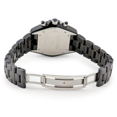腕時計 シャネル CHANEL J12 クロノグラフ H2419 自動巻き メンズ 純正ダイヤ ブラック セラミック スモールセコンド